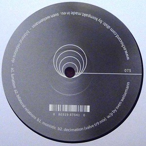 Sven Weisemann ‎- Bilateral Relations EP [Echocord ‎- echocord 075]